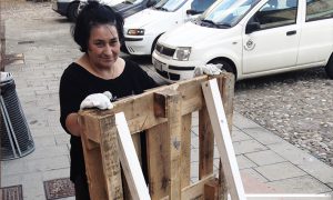 mostra di Sebastio a Comacchio - recuperandi al lavoro